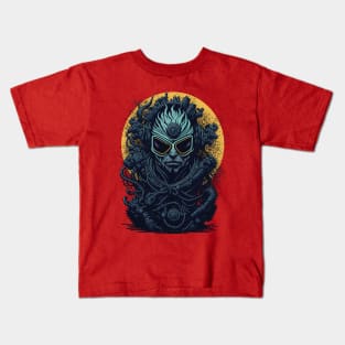 Biomechanical Alien Cyborg Kids T-Shirt